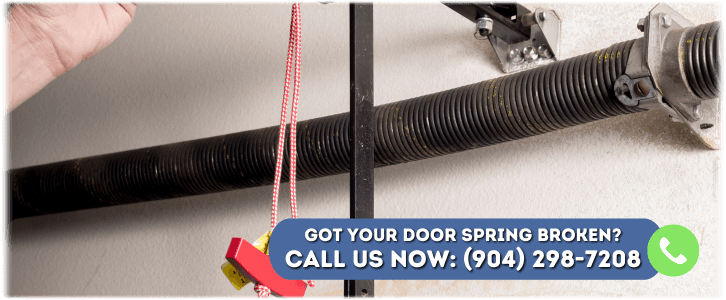 Broken Garage Door Spring Jacksonville